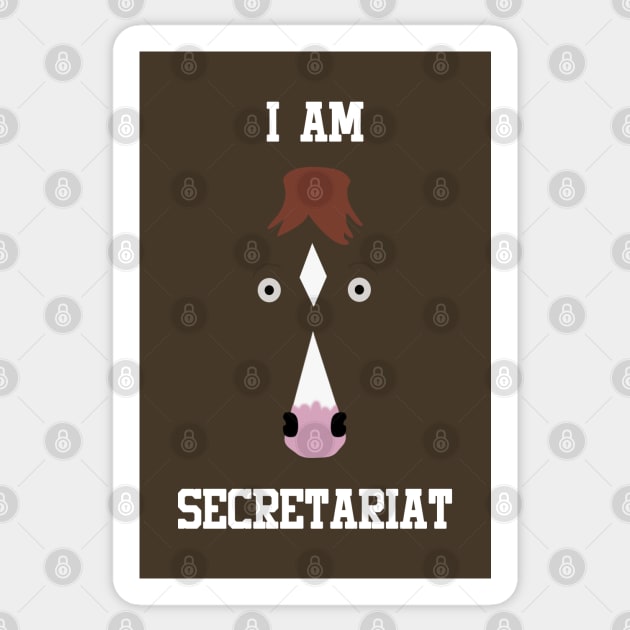 I AM SECRETARIAT Sticker by JorisLAQ